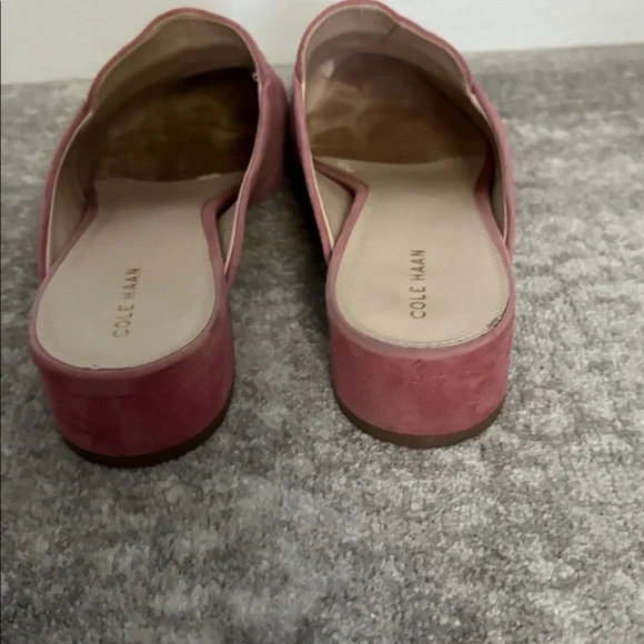 Cole Haan Women's Dusty Rose Suede Mules - Picture 4 of 5